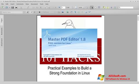 Скріншот Master PDF Editor для Windows 10