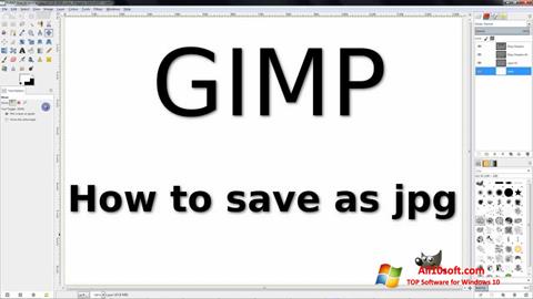 Скріншот GIMP для Windows 10