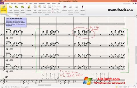Скріншот Sibelius для Windows 10