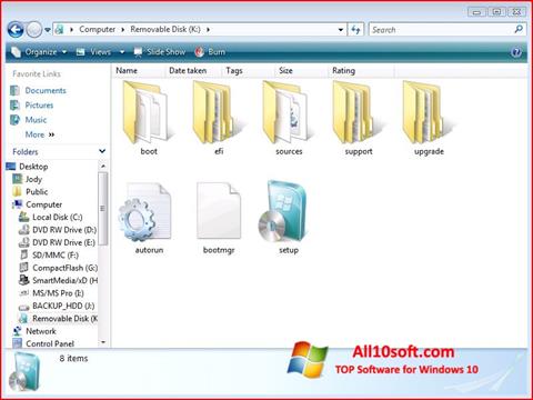 Скріншот Windows 7 USB DVD Download Tool для Windows 10