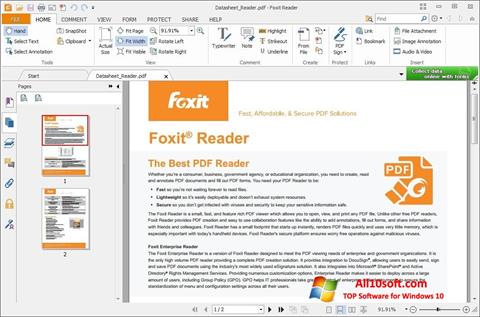 Скріншот Foxit Reader для Windows 10