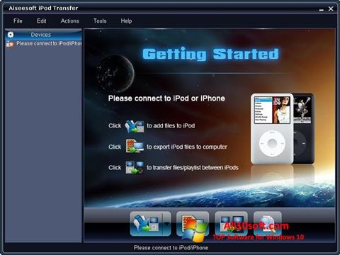 Скріншот iPhone PC Suite для Windows 10