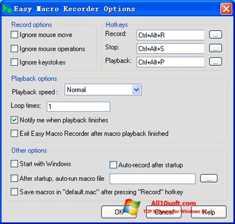 Скріншот Easy Macro Recorder для Windows 10