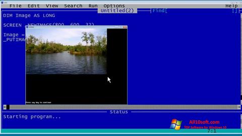 Скріншот QBasic для Windows 10