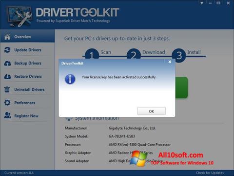 Скріншот Driver Toolkit для Windows 10