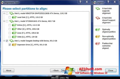 Скріншот Paragon Alignment Tool для Windows 10