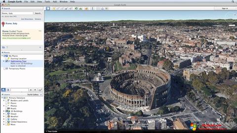 Скріншот Google Earth для Windows 10