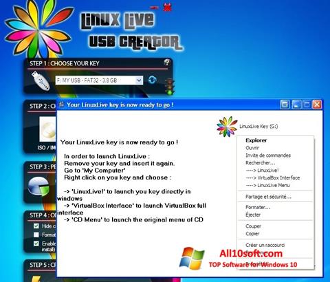 Скріншот LinuxLive USB Creator для Windows 10