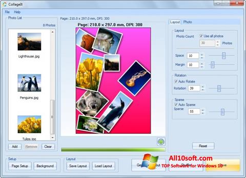 Скріншот CollageIt для Windows 10