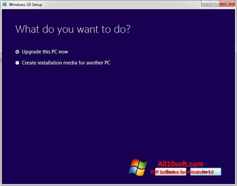 Скріншот Media Creation Tool для Windows 10