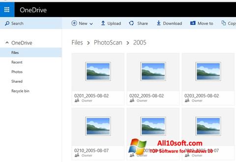 Скріншот OneDrive для Windows 10