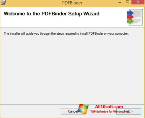 Скріншот PDFBinder для Windows 10
