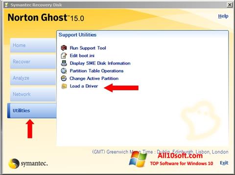 Скріншот Norton Ghost для Windows 10