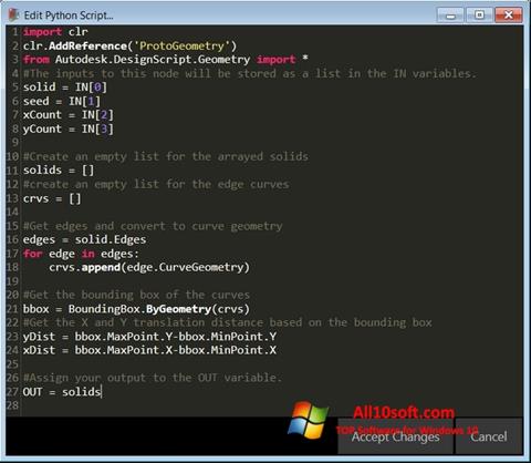 Скріншот Python для Windows 10