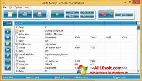 Скріншот Mouse Recorder для Windows 10