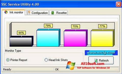 Скріншот SSC Service Utility для Windows 10