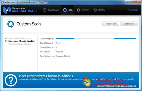 Скріншот Malwarebytes Anti-Malware для Windows 10