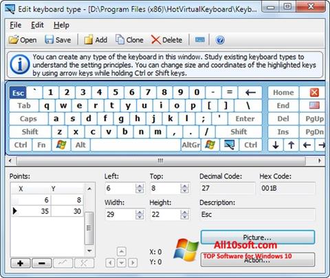 Скріншот Virtual Keyboard для Windows 10
