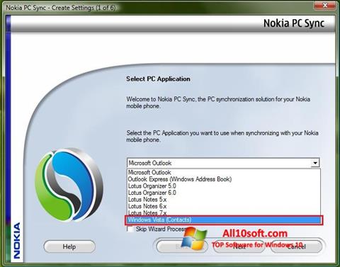 Скріншот Nokia PC Suite для Windows 10