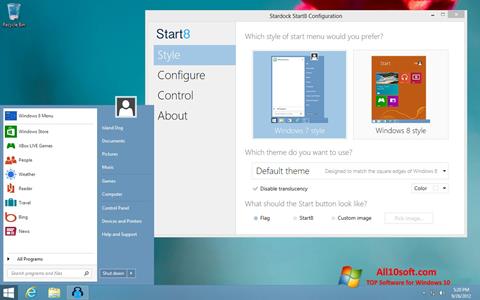 Скріншот Start8 для Windows 10