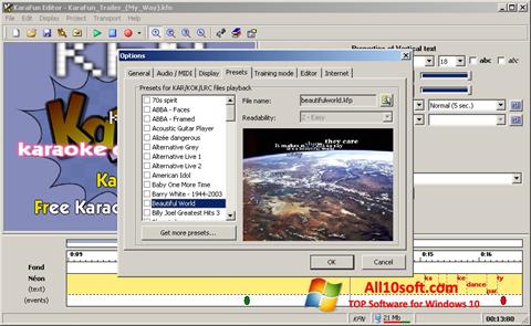 Скріншот KaraFun для Windows 10