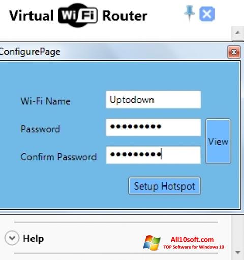Скріншот Virtual WiFi Router для Windows 10