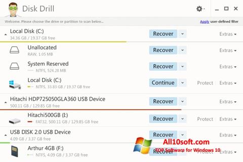 Скріншот Disk Drill для Windows 10