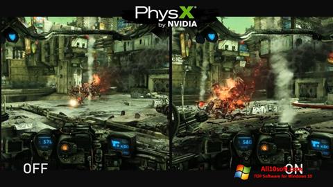 Скріншот NVIDIA PhysX для Windows 10