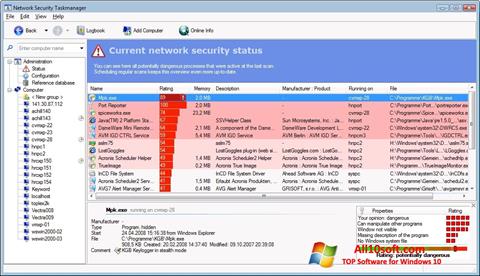 Скріншот Security Task Manager для Windows 10