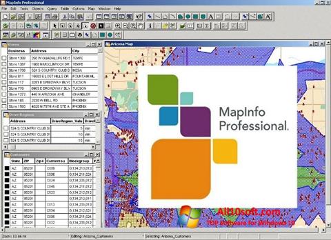 Скріншот MapInfo Professional для Windows 10