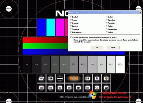 Скріншот Nokia Monitor Test для Windows 10