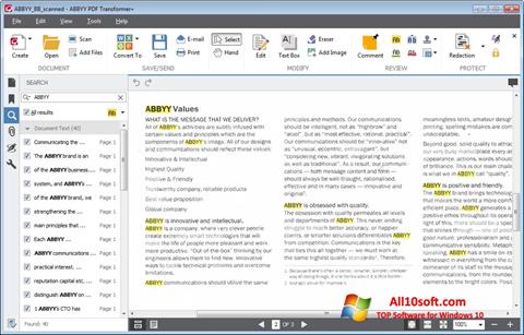 Скріншот ABBYY PDF Transformer для Windows 10