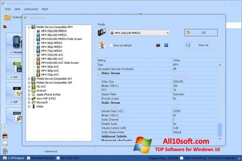 Скріншот Format Factory для Windows 10